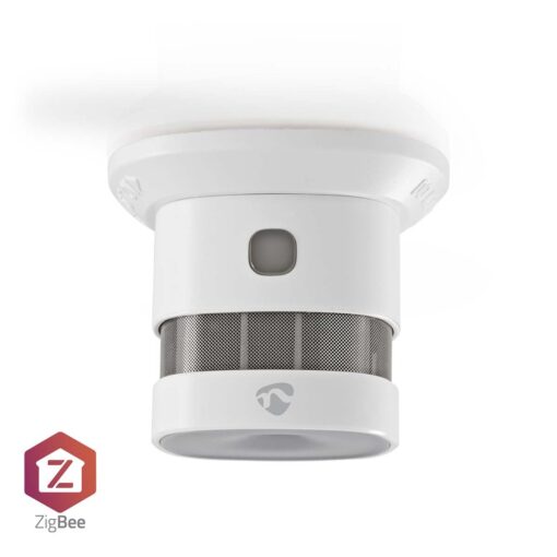 Nedis ZBDS10WT Smartlife Rookmelder Zigbee 3.0 Batterij Gevoed Levenscyclus Sensor: 10 Jaar En 14604 Android / Ios 85 Db Wit 1 Stuks